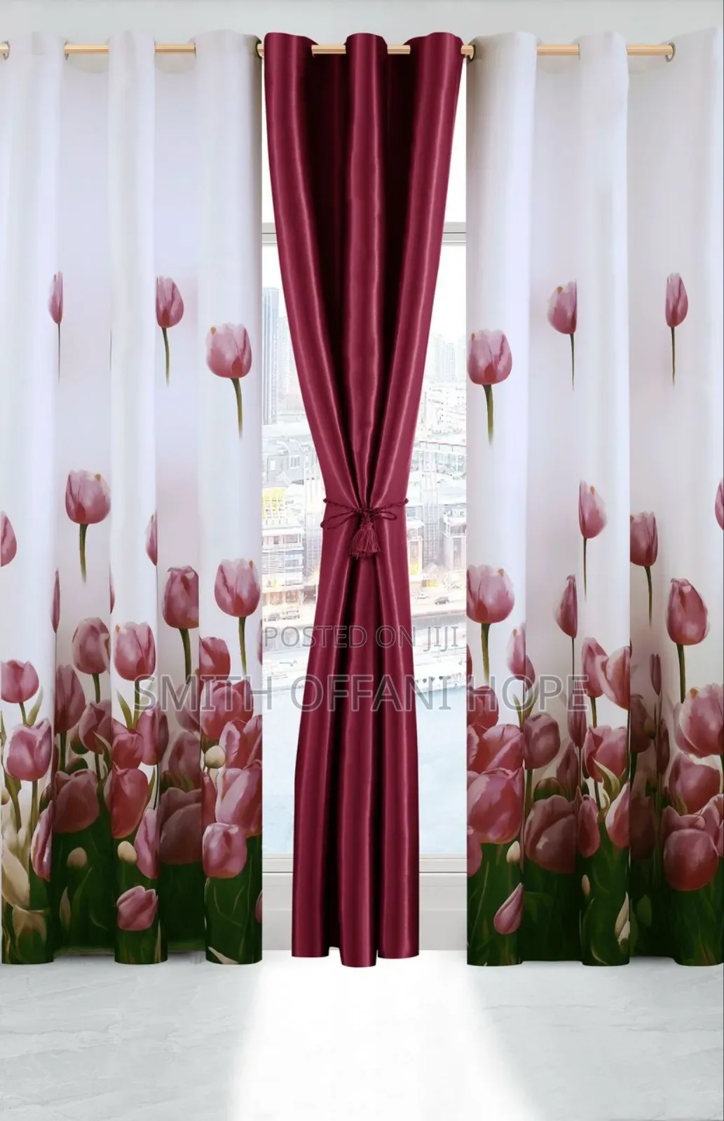 Super Luxurious 3in1 Curtains at Affordable Price