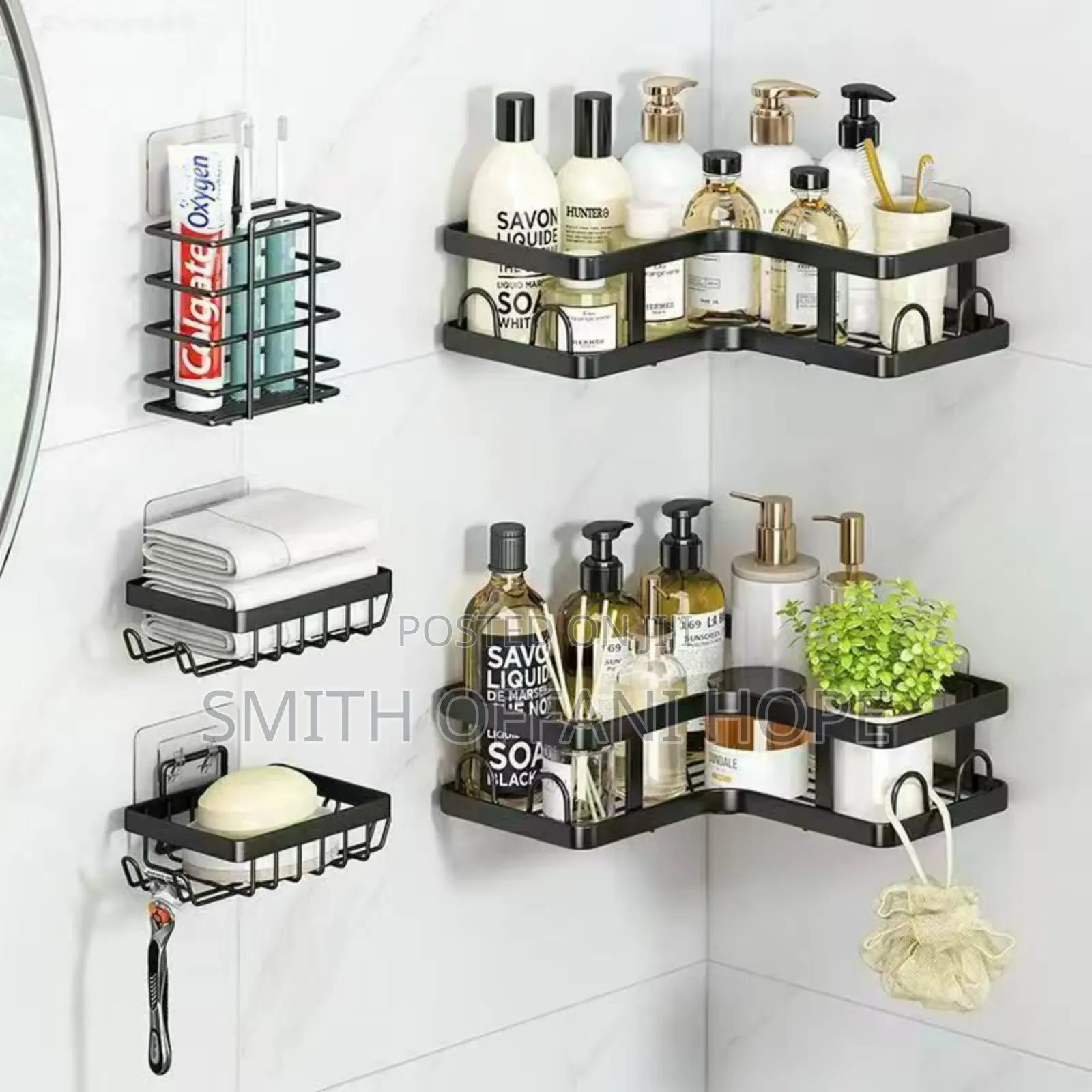 Original 5in 1 Set Washroom Rack at Affordable Price