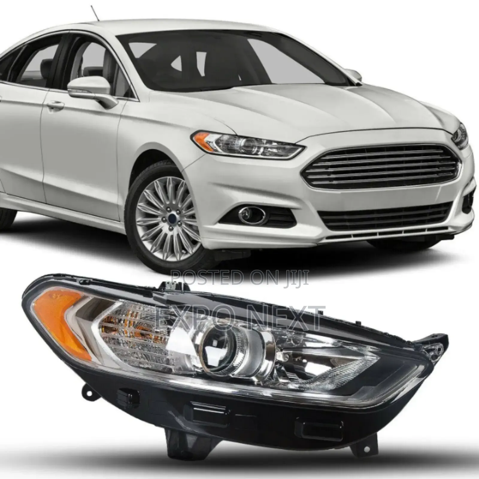 Headlight For Ford Fusion 2013-2016 Pair