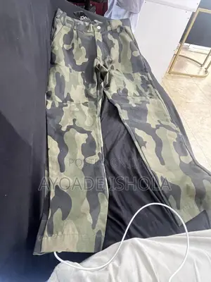 Boohoo Man Camo Combat Front Trouser Size 30