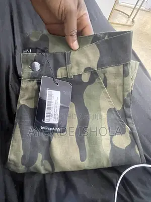 Boohoo Man Camo Combat Front Trouser Size 30