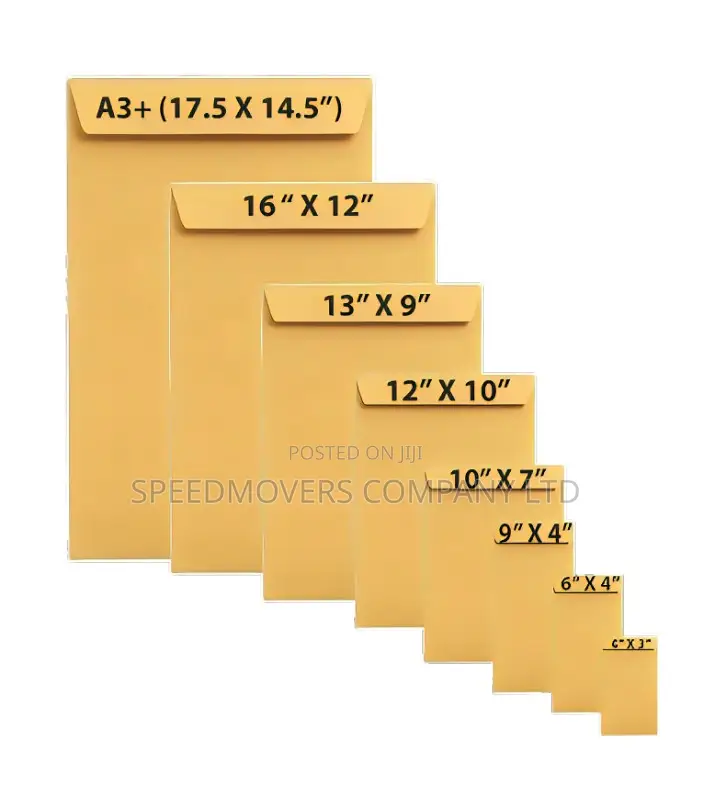 Brown and White Envelopes