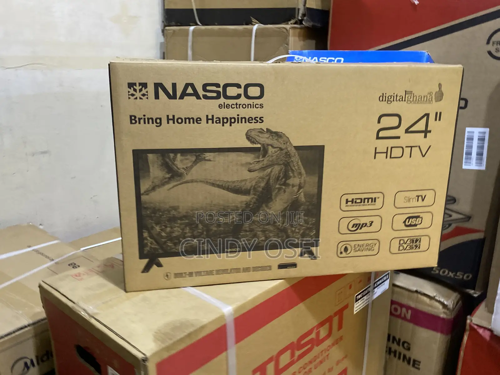 Budgeted Nasco 24” Led Hd Digital Satellite Tv