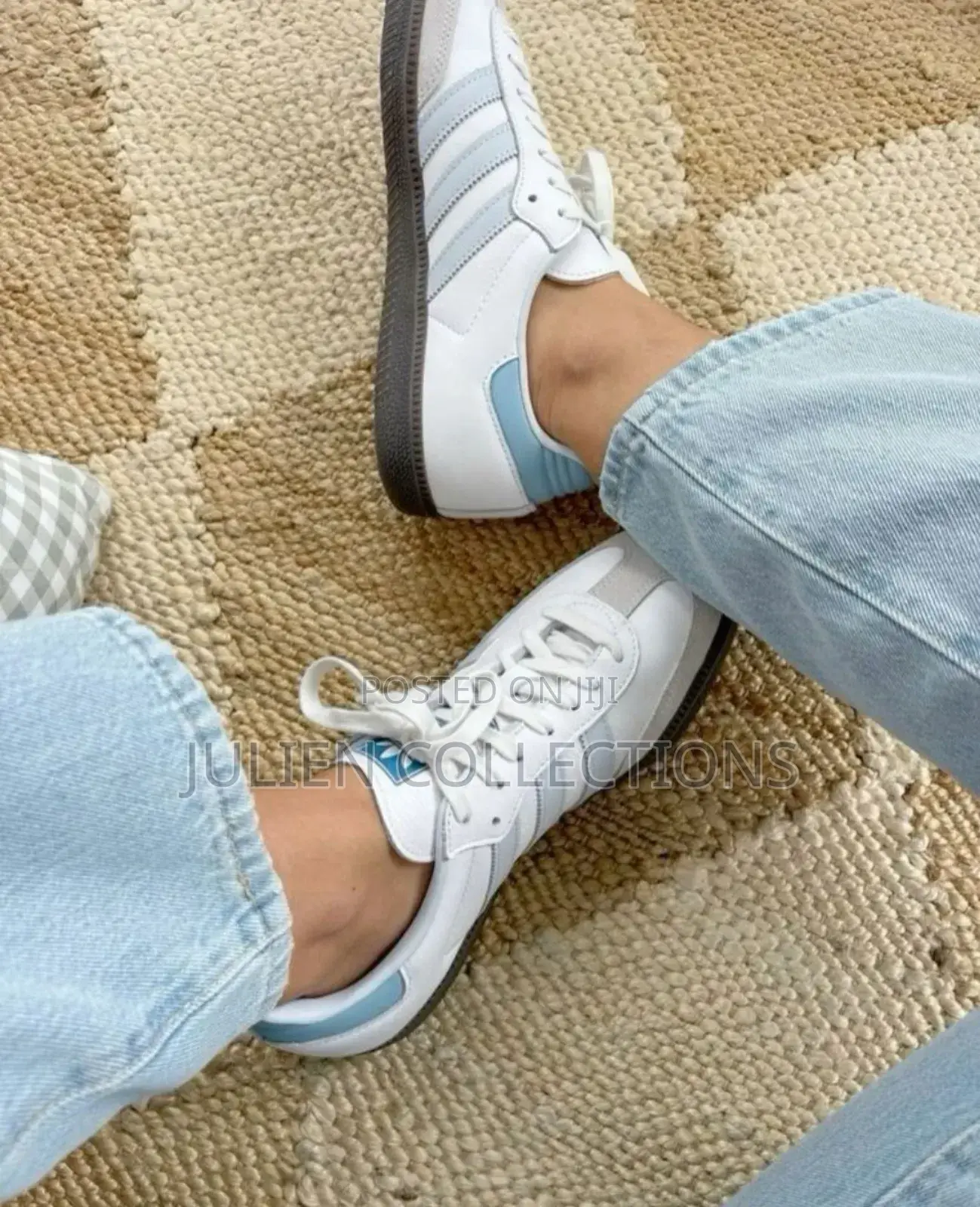 Adidas Samba Og White and Blue