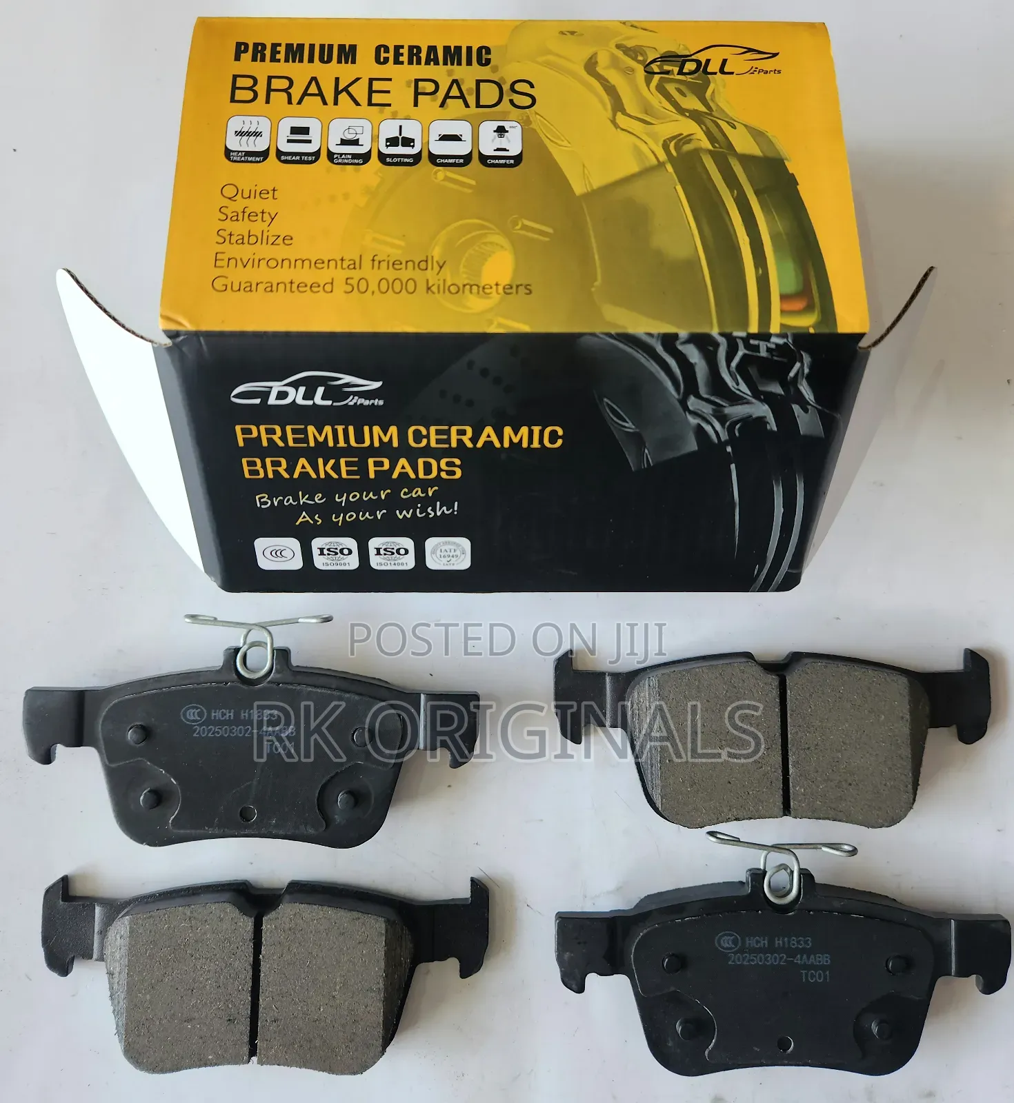 Edge 15-24/Escape 17-19/Fusion 13-20 Ceramic Back Brake Pads