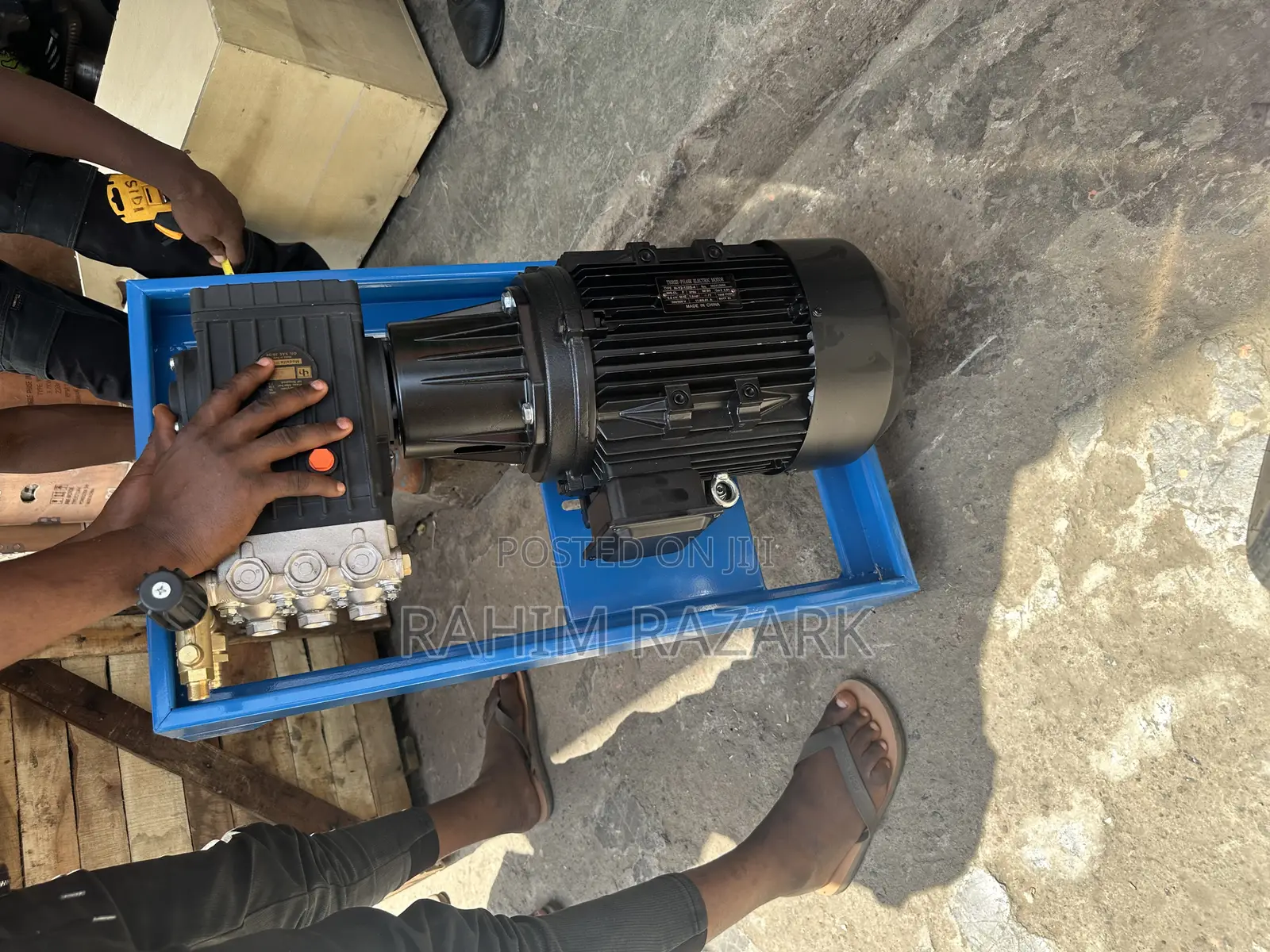7.5hp Pump Complete With 7.5p Motor With Filter and Switch