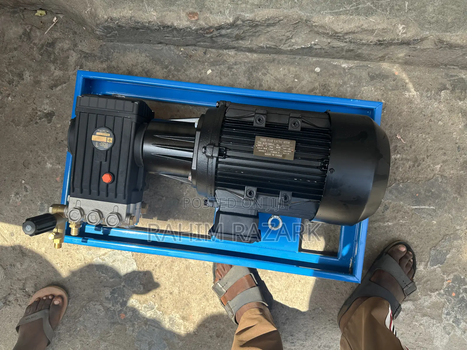 7.5hp Pump Complete With 7.5p Motor With Filter and Switch