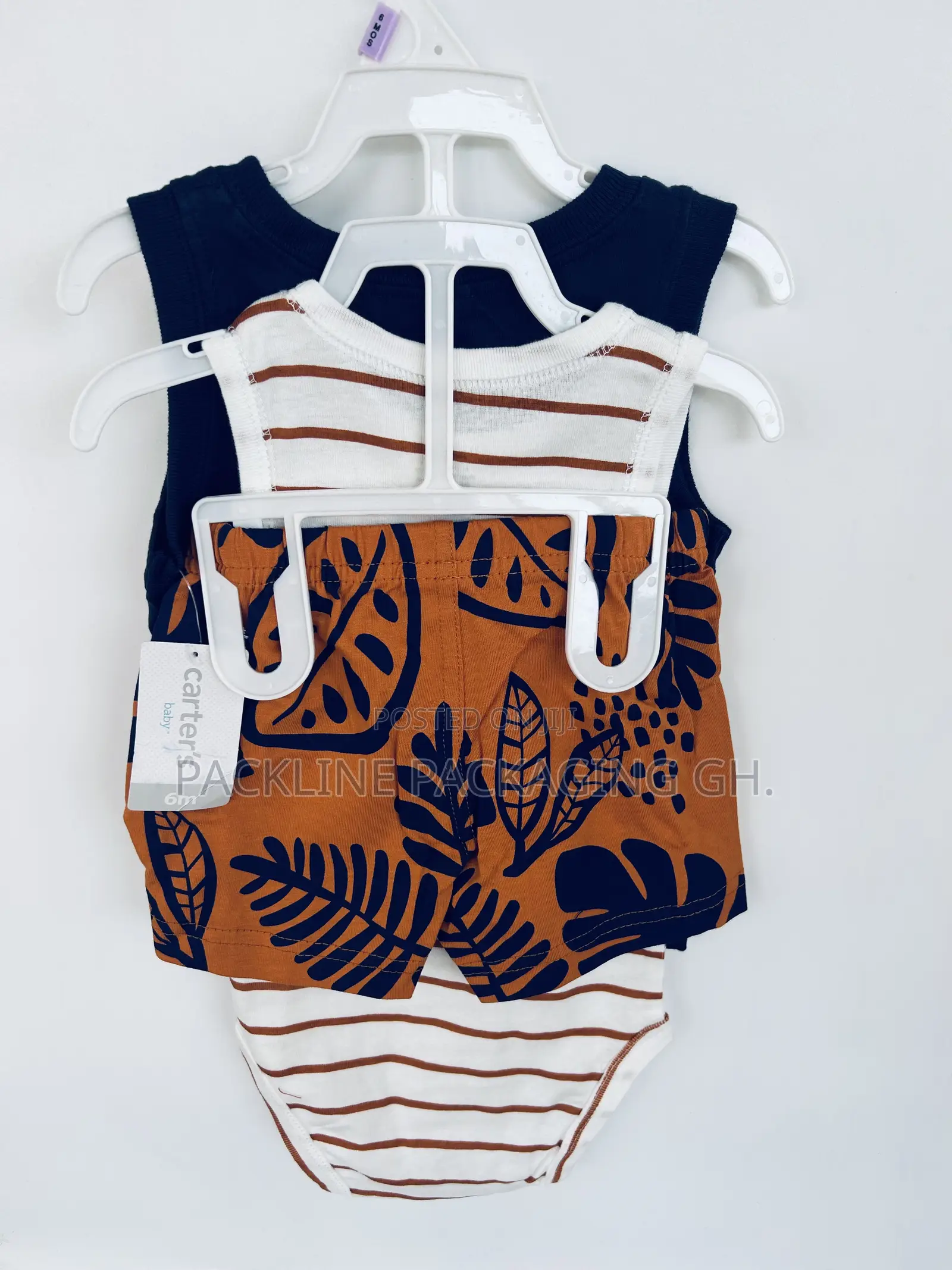 Carter’S 3-Piece Baby Boy Kids Outfit Wear Clothes Set