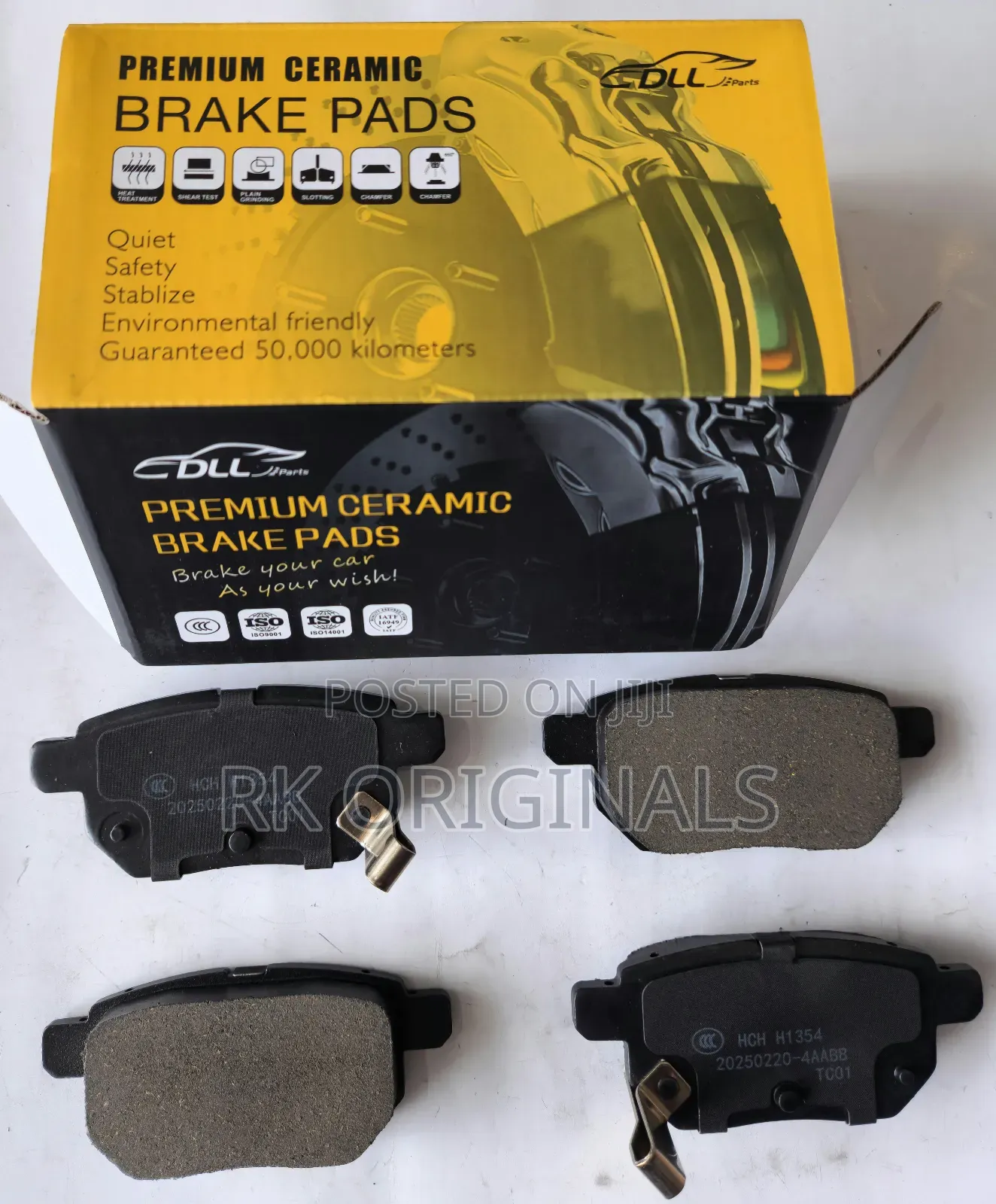 Corolla 09-19/Yaris 12-17 Ceramic Back Brake Pads