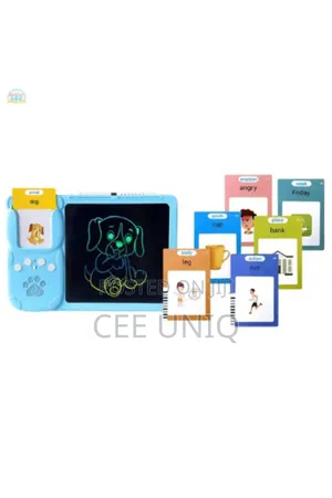 Multipurpose Flash Card Reader With LCD Writing Tablet