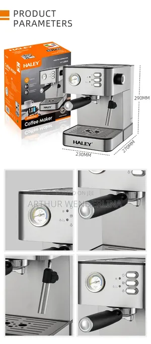 Haley Coffee Maker ,Coffee Machine 1.8liters