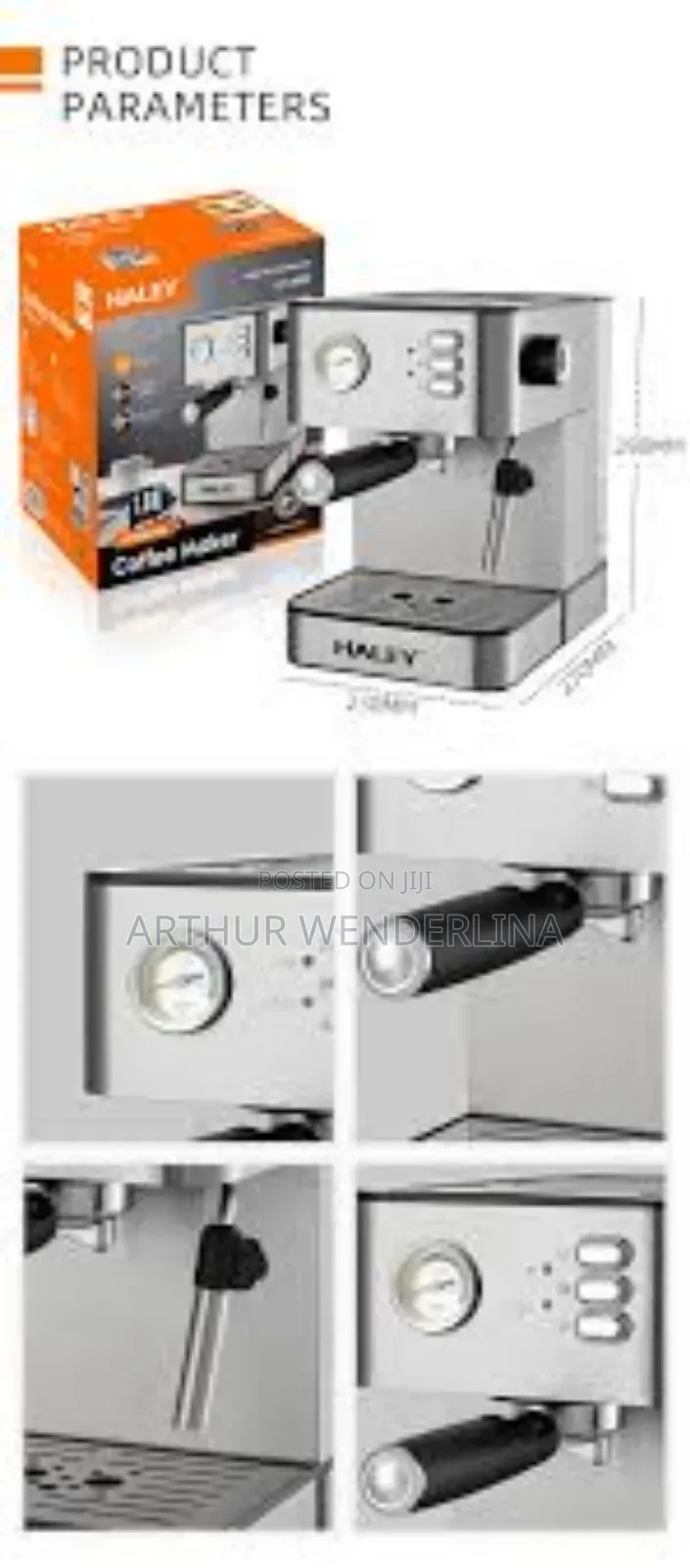 Haley Coffee Maker ,Coffee Machine 1.8liters