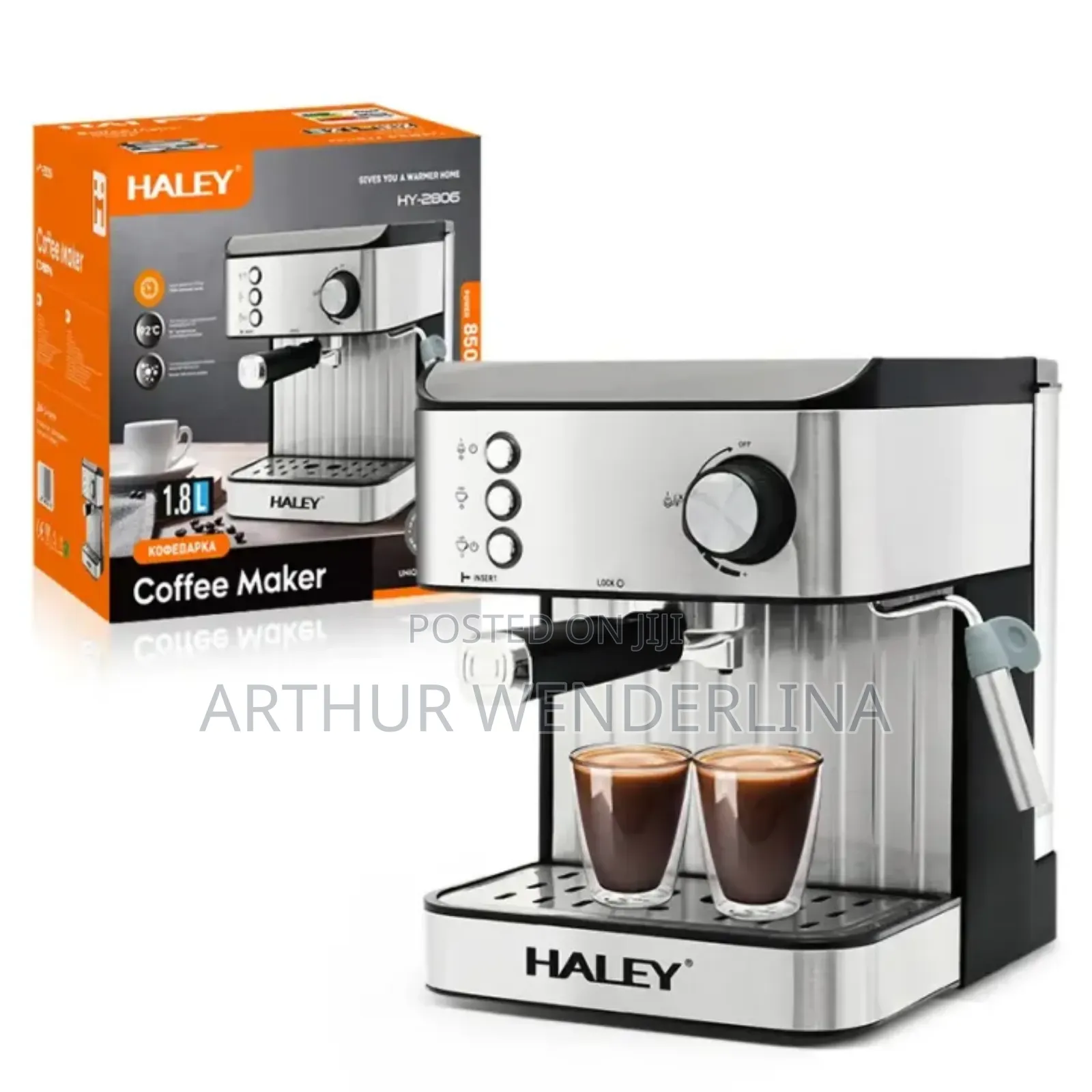 Haley Coffee Maker ,Coffee Machine 1.8liters