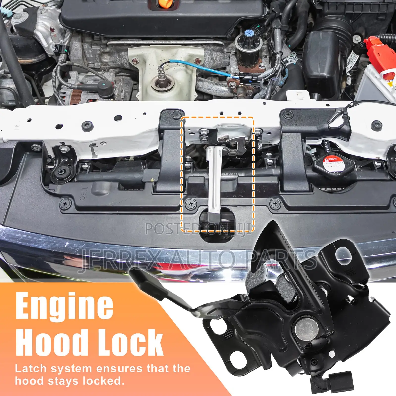 Honda Civic 2016-2021 Bonnet Locker(Hood Latch)Lock
