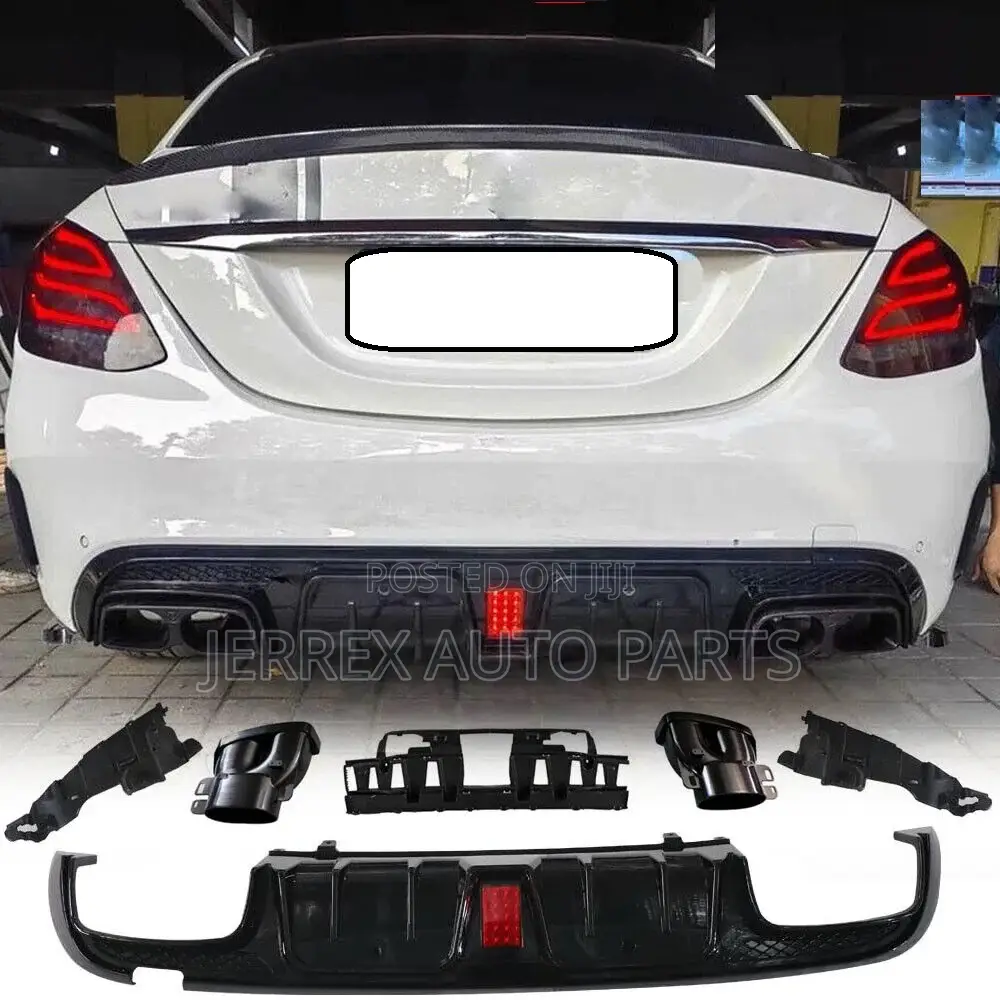 Mercedes-Benz W205 2016-2021 Diffuser With Brake Light