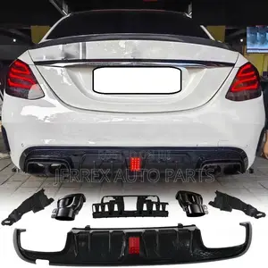 Photo - Mercedes-Benz W205 2016-2021 Diffuser With Brake Light