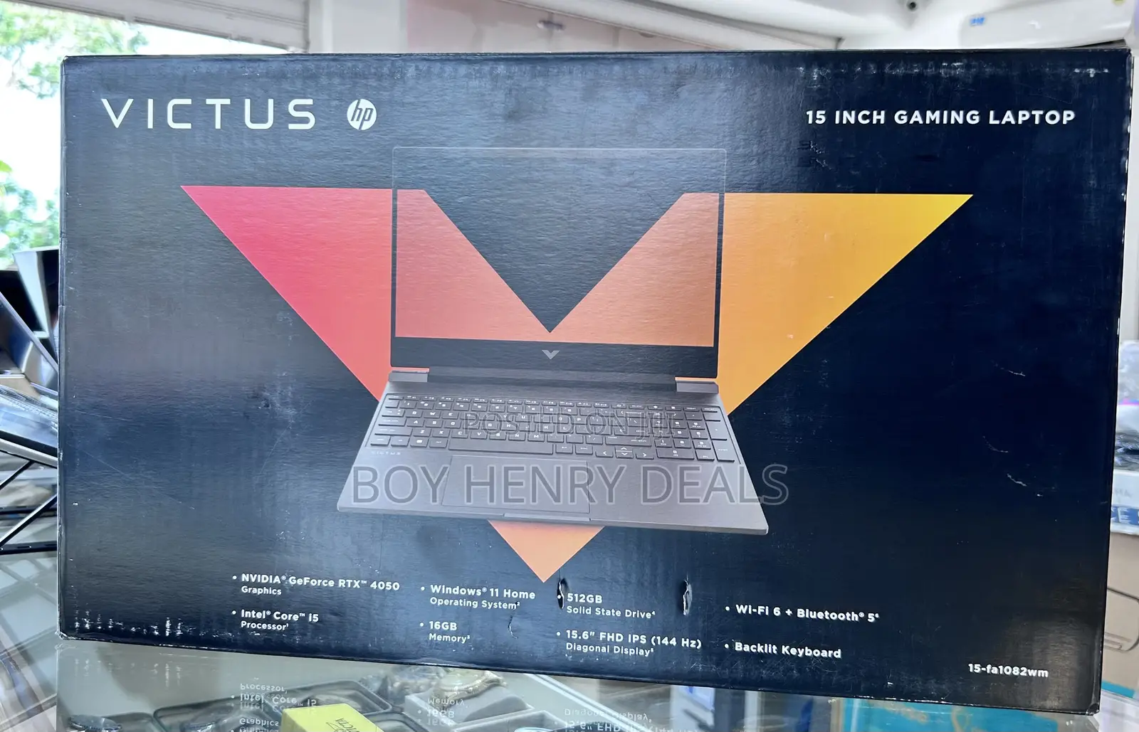 New Laptop HP Victus 15 16GB Intel Core I5 SSD 512GB