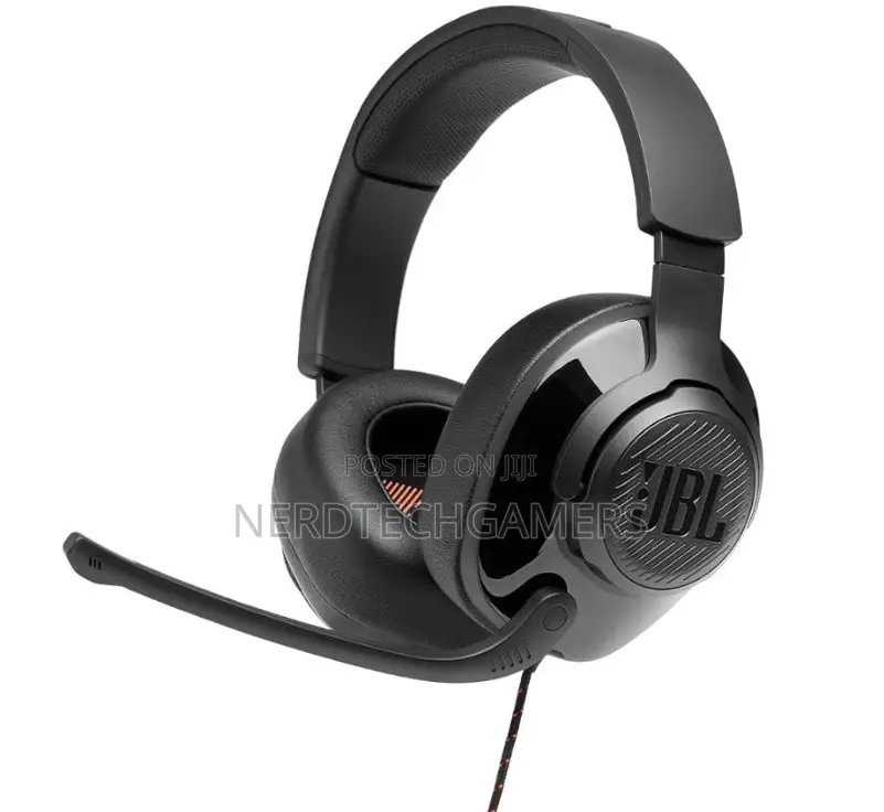 JBL Quantum 300 - Wired Over-Ear Gaming Headphones Black
