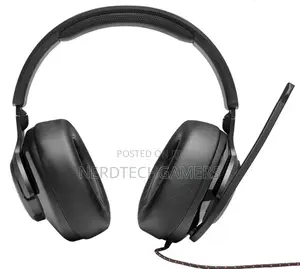 JBL Quantum 300 - Wired Over-Ear Gaming Headphones Black
