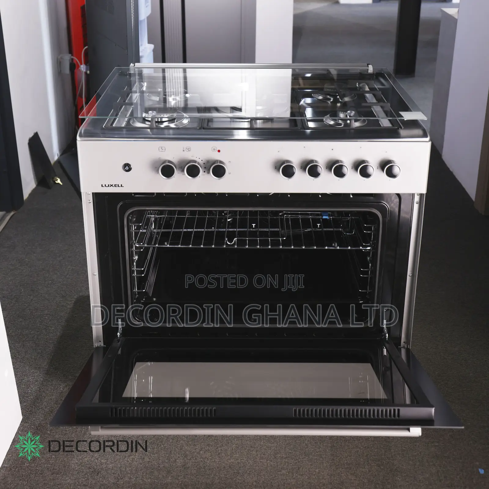 96l Freestanding Oven With 5 Burner Gas Cooker