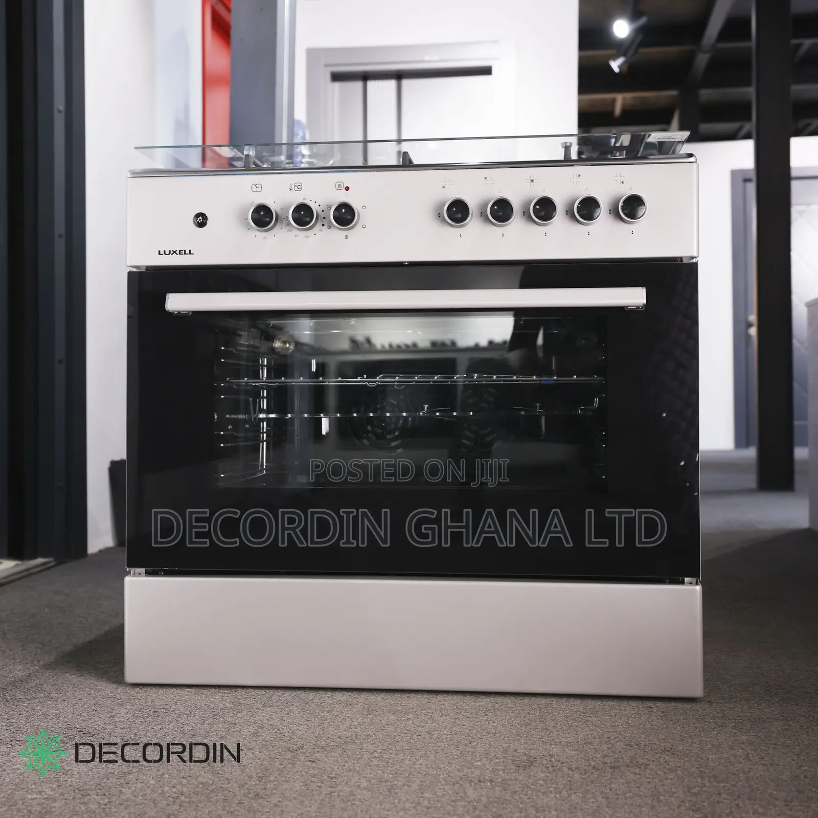 96l Freestanding Oven With 5 Burner Gas Cooker