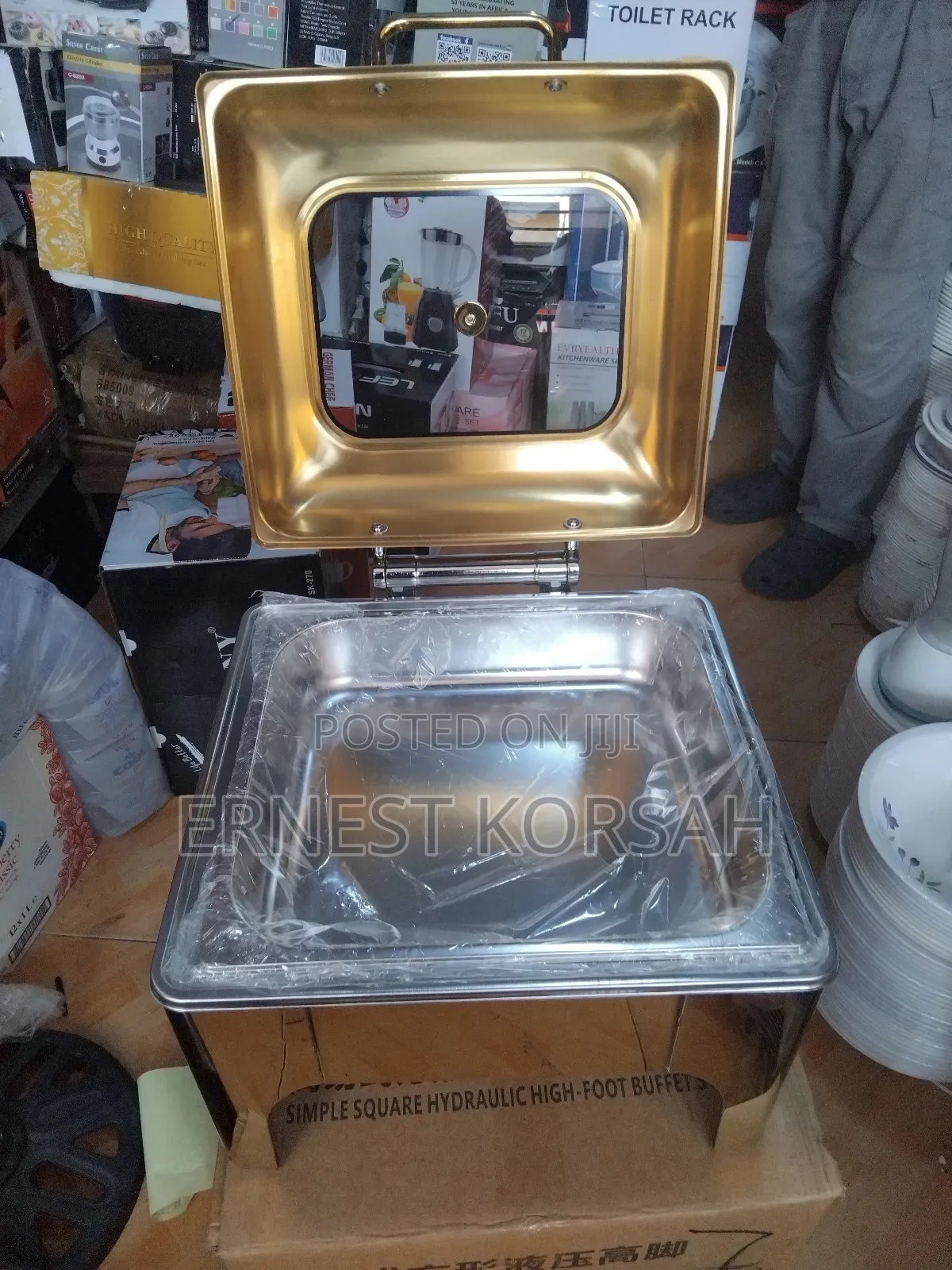 Square Hydraulic High Foot Buffet Square Stove