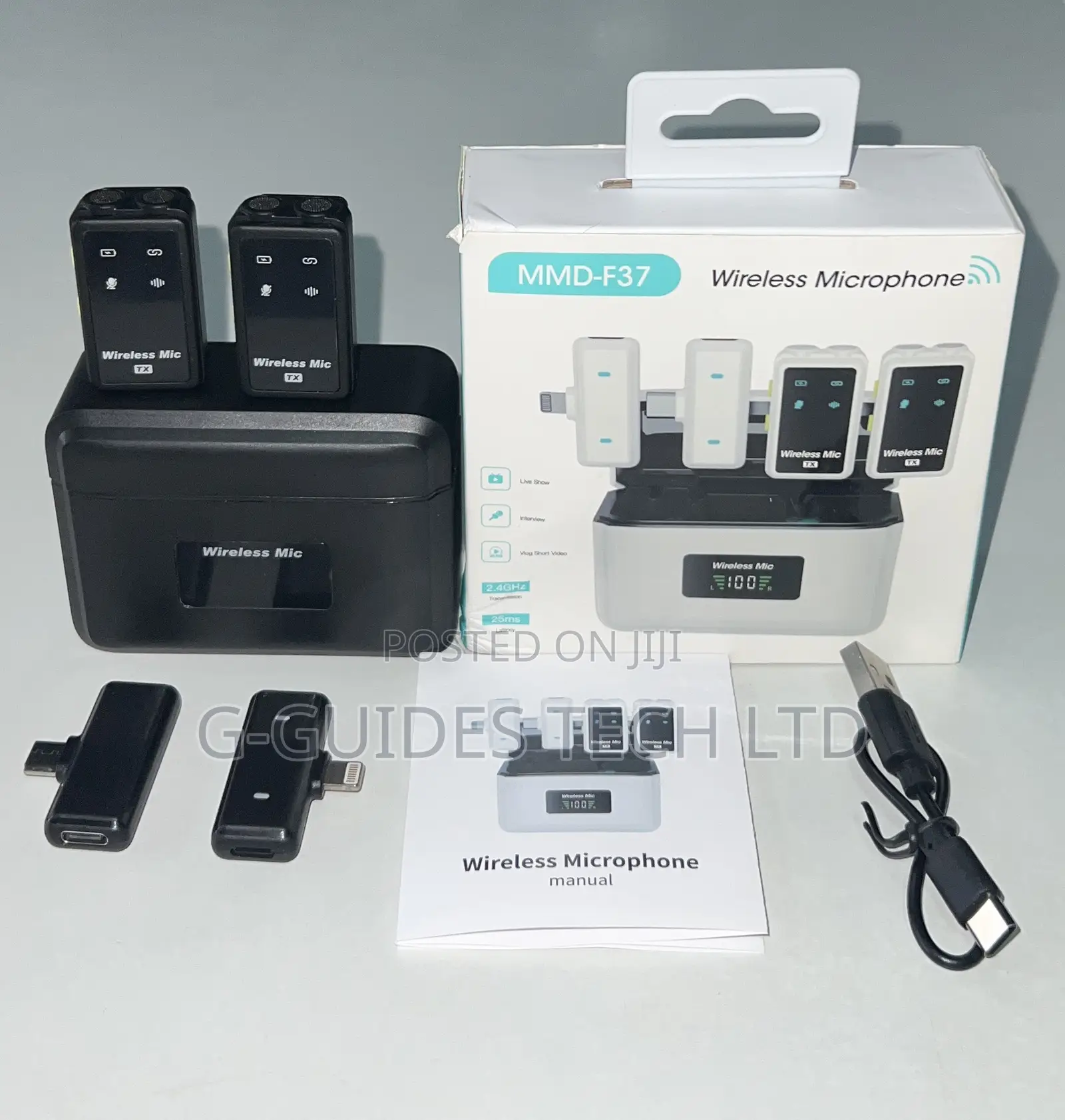 MMD-F37 Wireless Microphone for iPhone and Android Type-C
