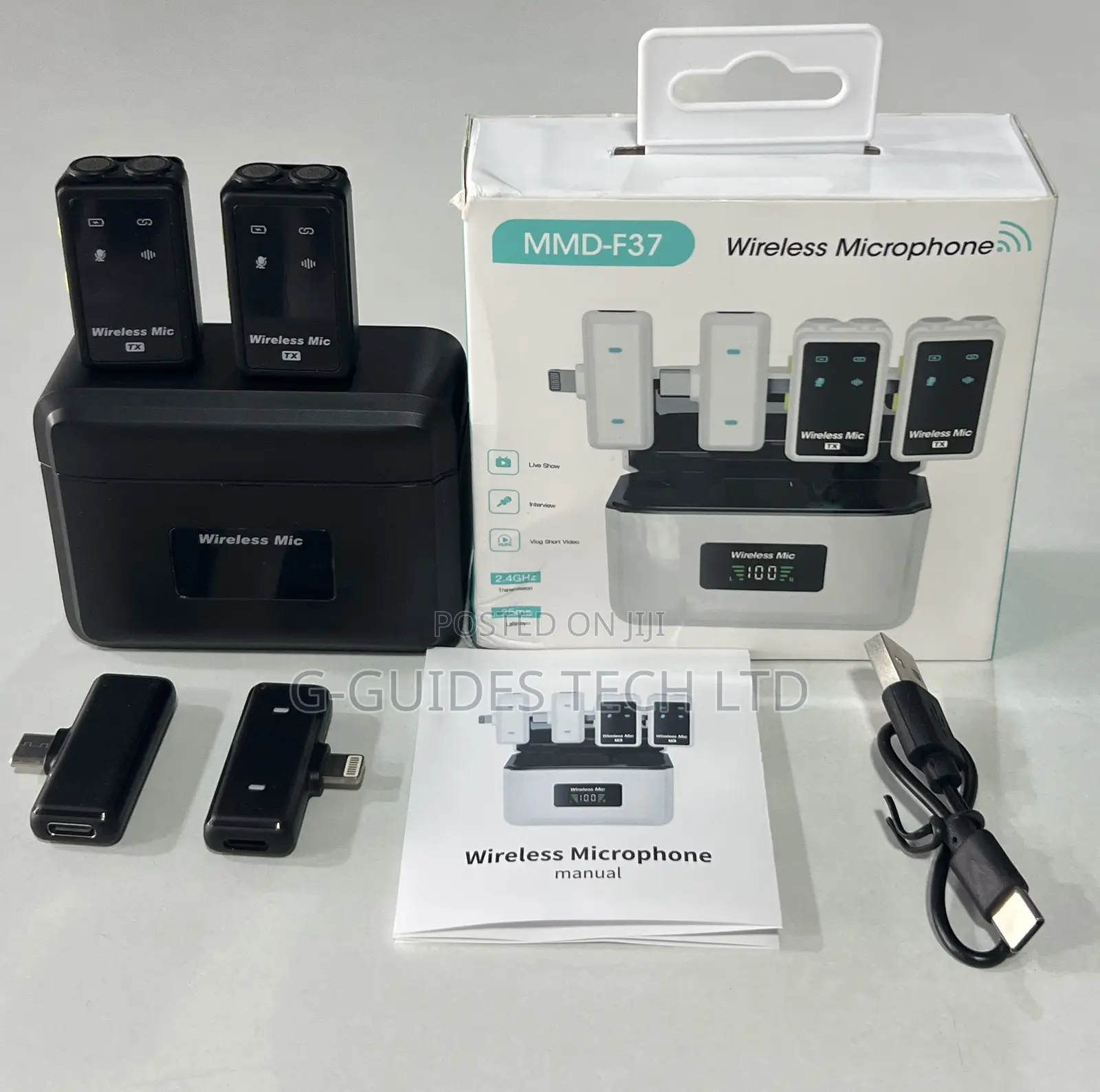 MMD-F37 Wireless Microphone for iPhone and Android Type-C