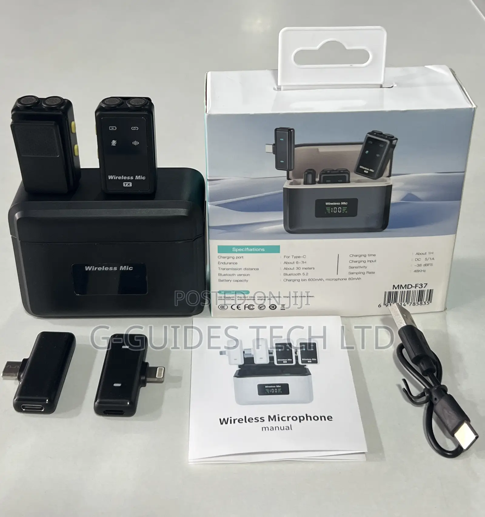 MMD-F37 Wireless Microphone for iPhone and Android Type-C