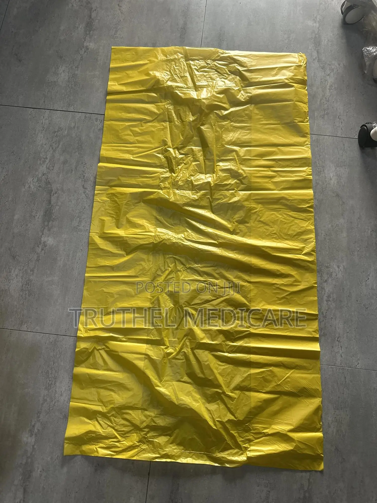 Bin Linen Waste Bag - Yellow 250litres