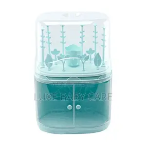 Separation Double-Layer Baby Bottle Storage Box With Lid