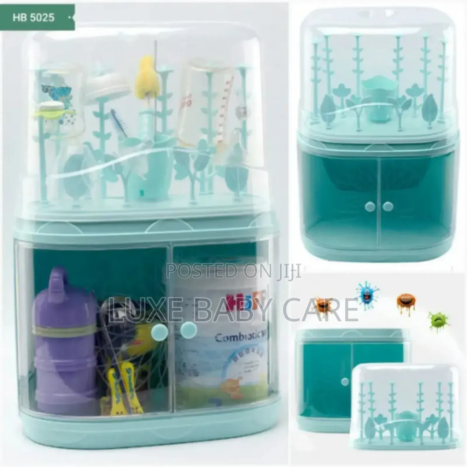 Separation Double-Layer Baby Bottle Storage Box With Lid