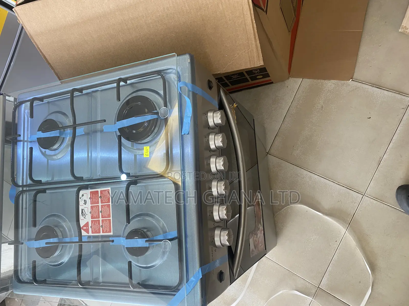 50 By 50 Automatic Ignition Gas Stove With Oven And Grill
