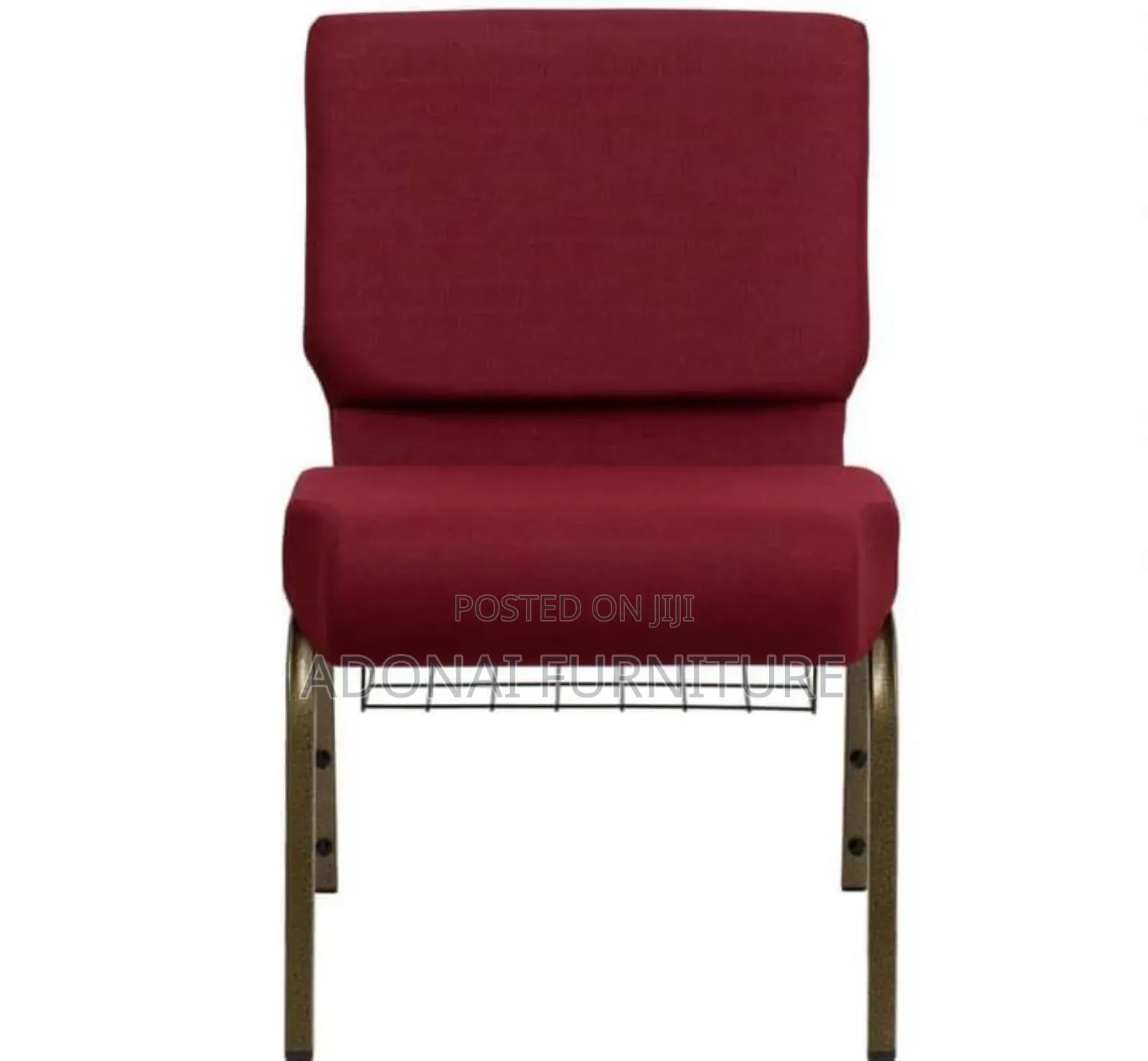 Auditorium Chair ( Metal Beneath) Red