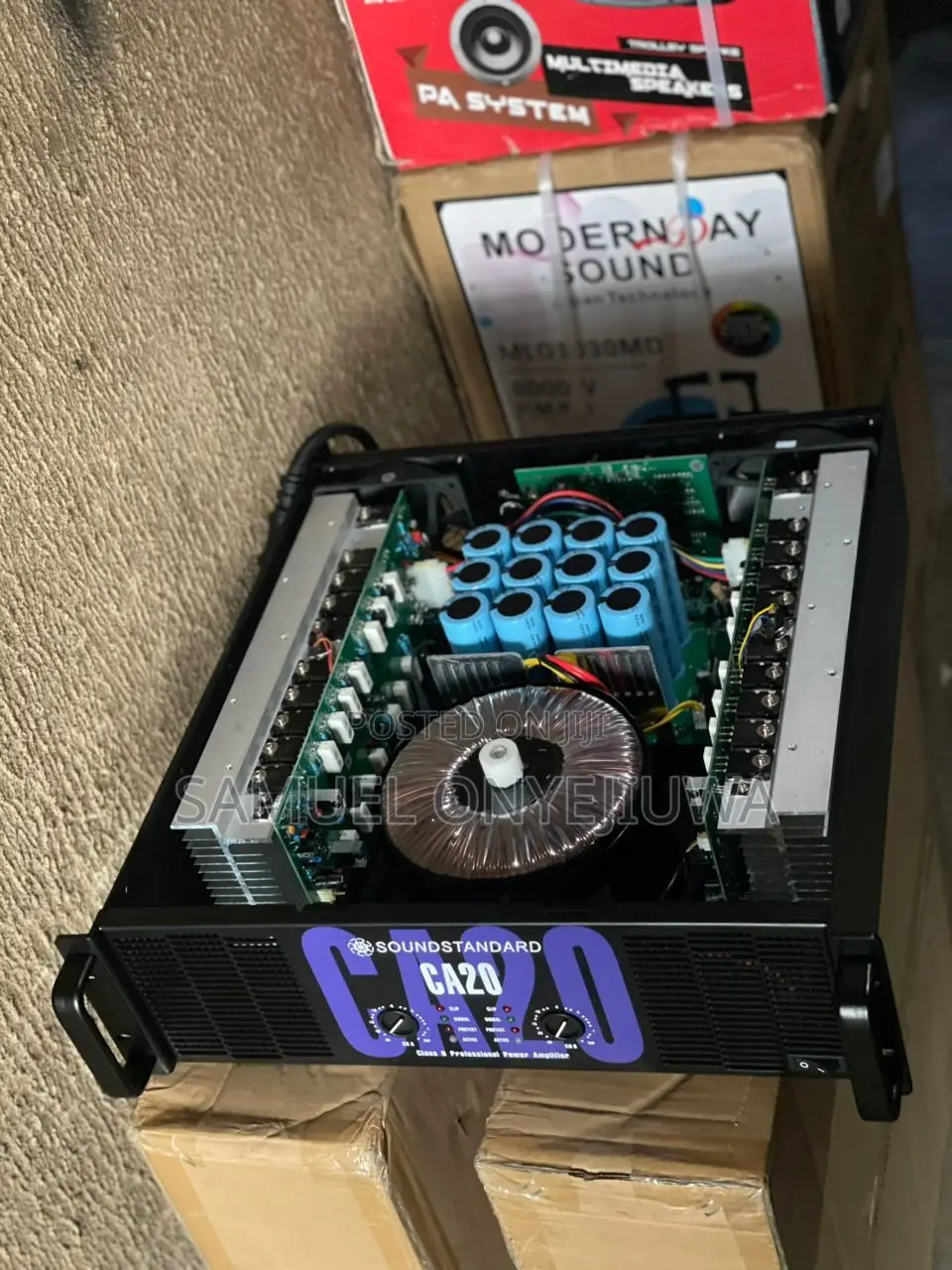 Sound Standard Ca 20 7000w Power Amplifier (High Quality)