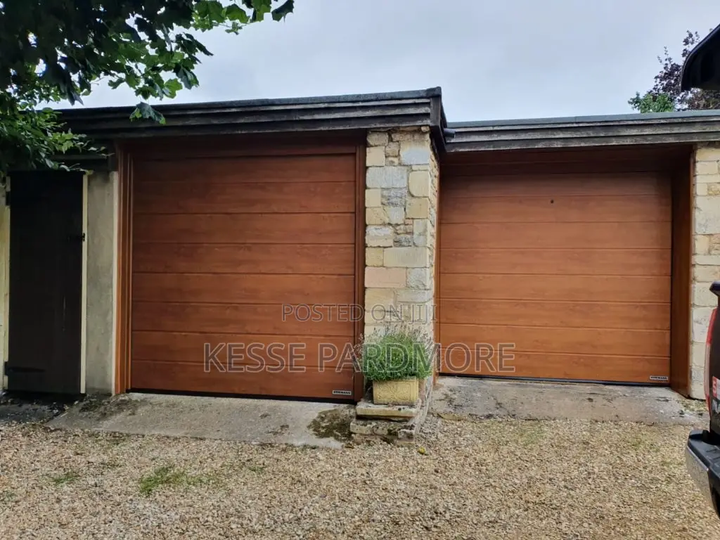 Wood Colour Oak Garage Doo