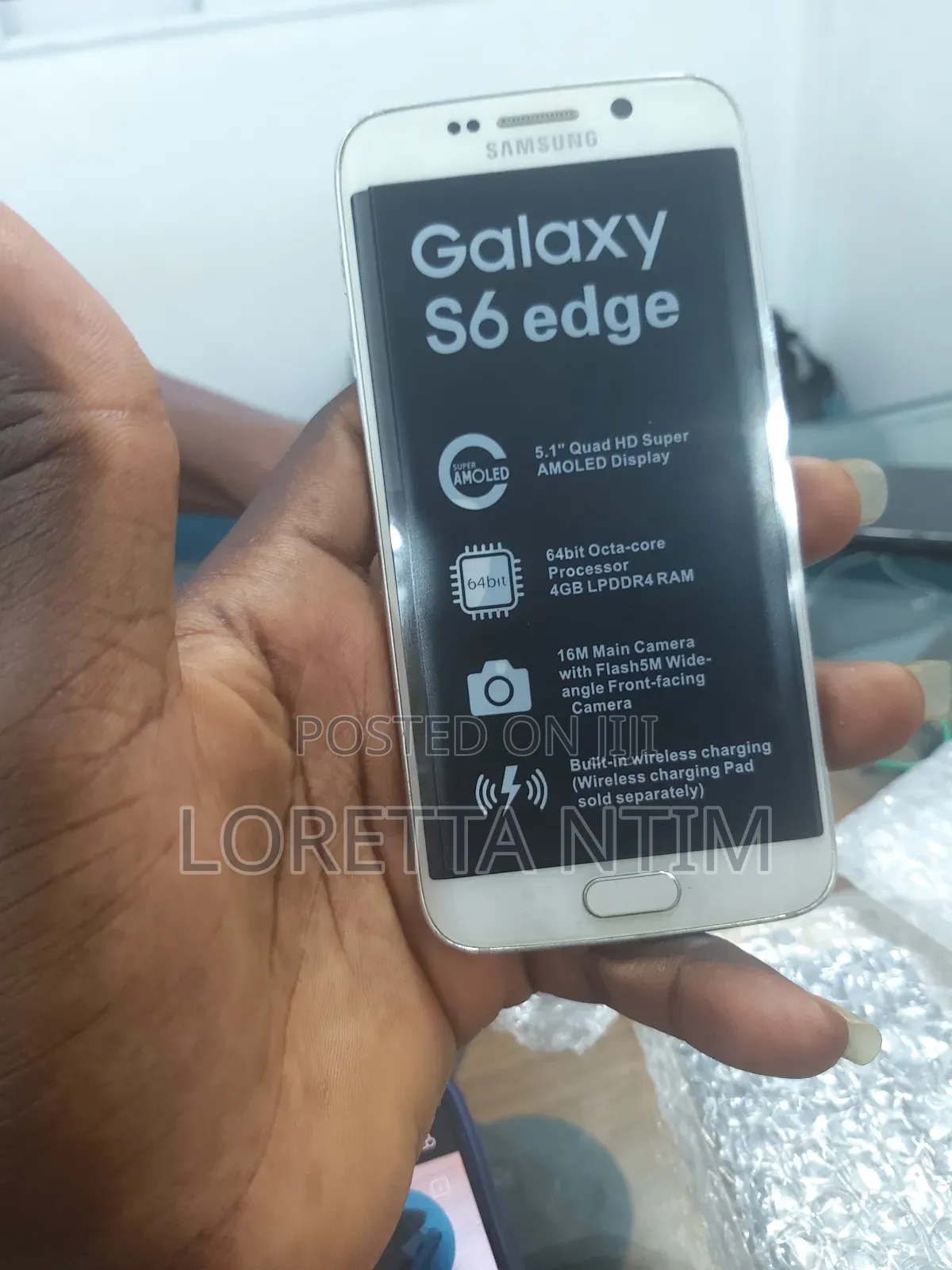 Samsung Galaxy S6 edge 32 GB White