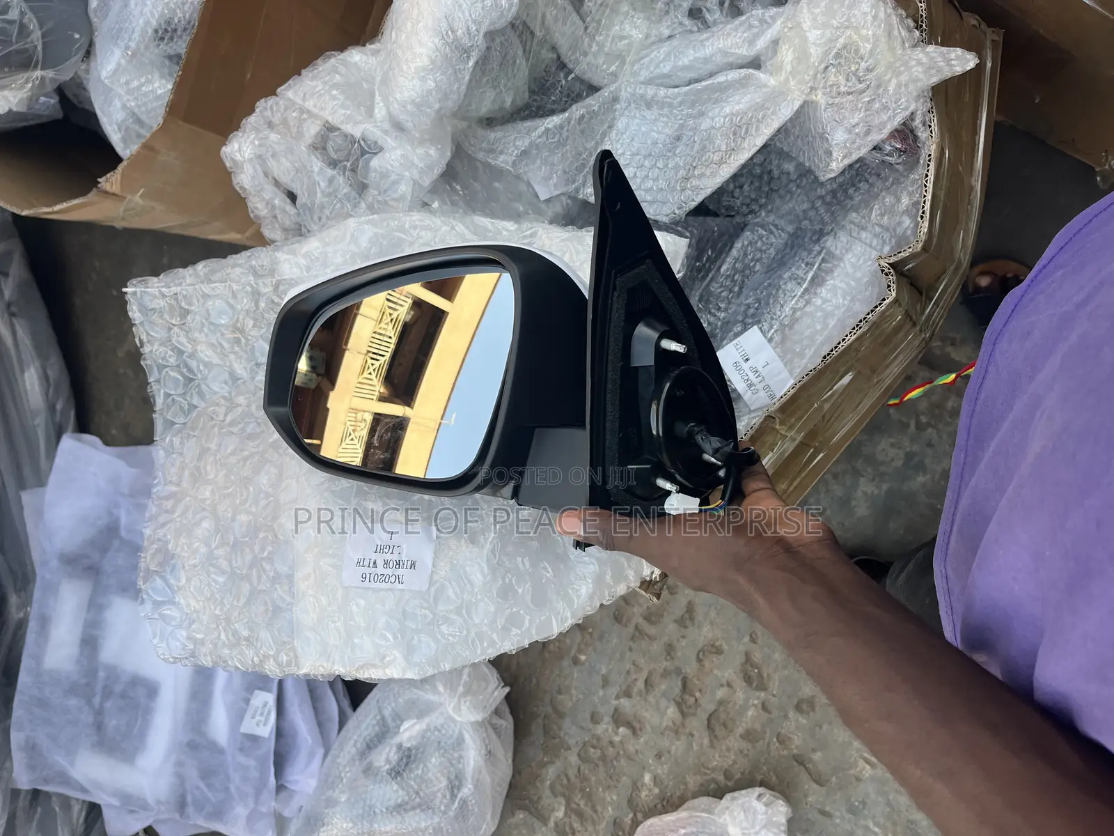 Toyota Tacoma 2016 2017 2018 Driving Mirror With Light Pair