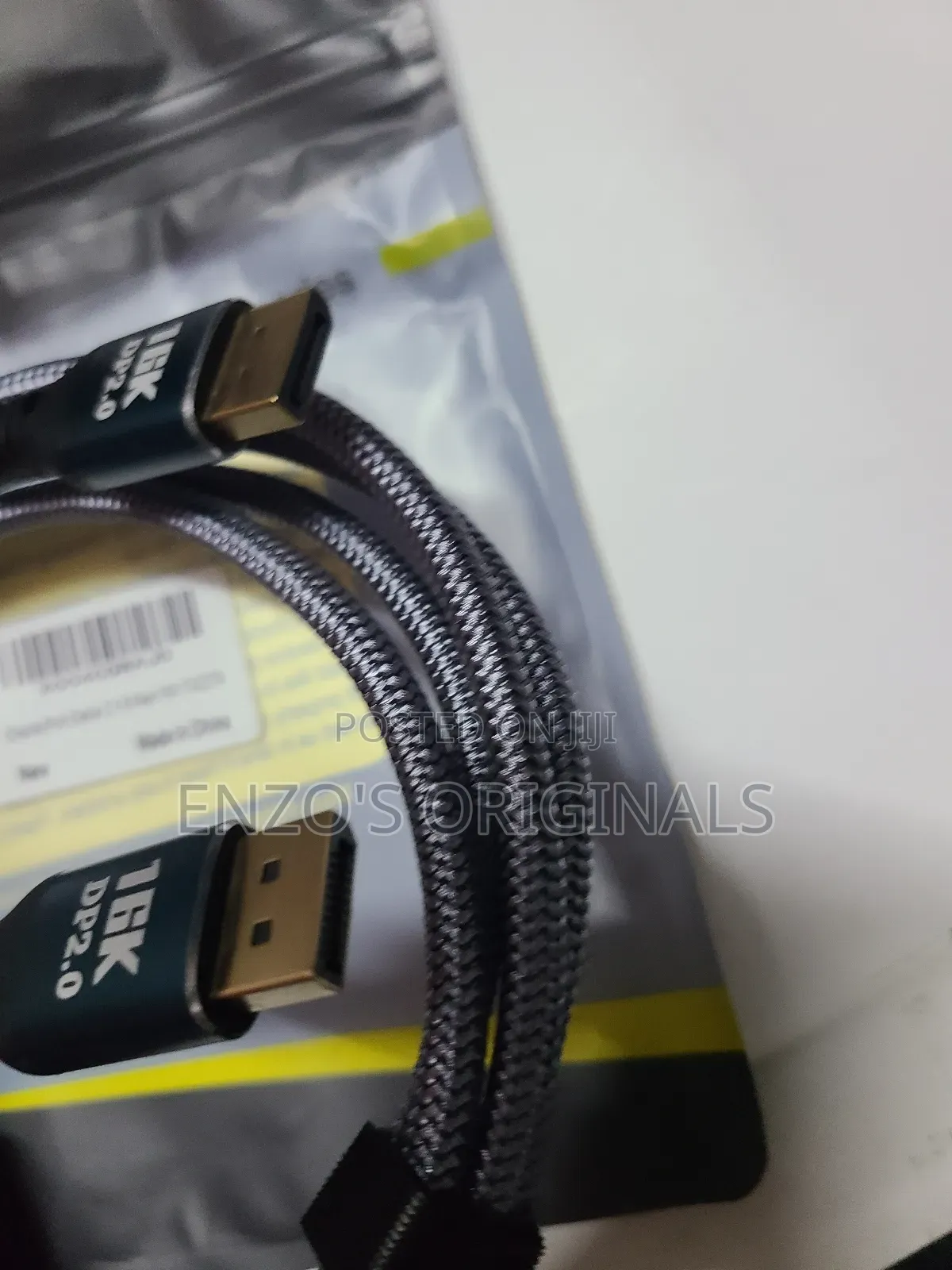 Dp 2.1 Cable High Resolution 80gbps Braided New