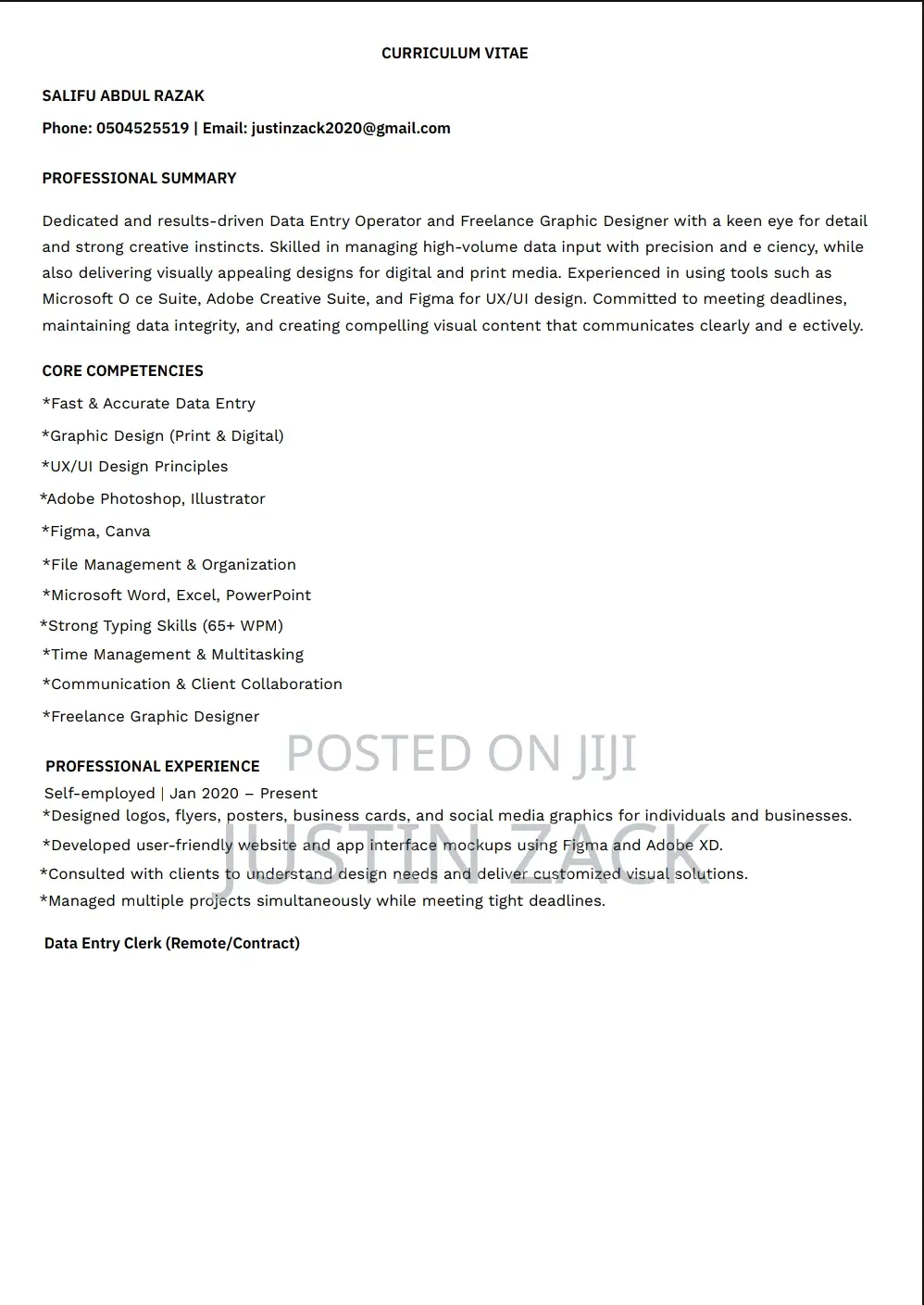 Computing It Cv