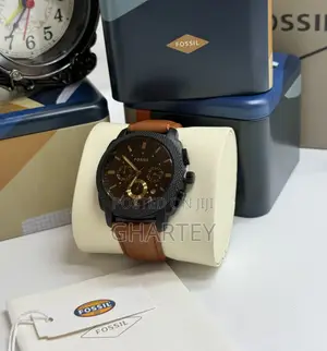 Photo - Chronograph Men’S Watch || Fossil Black Case Watch