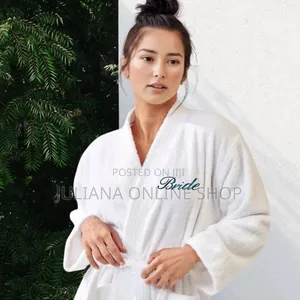 Photo - Bride White Robe (Morning Coat)