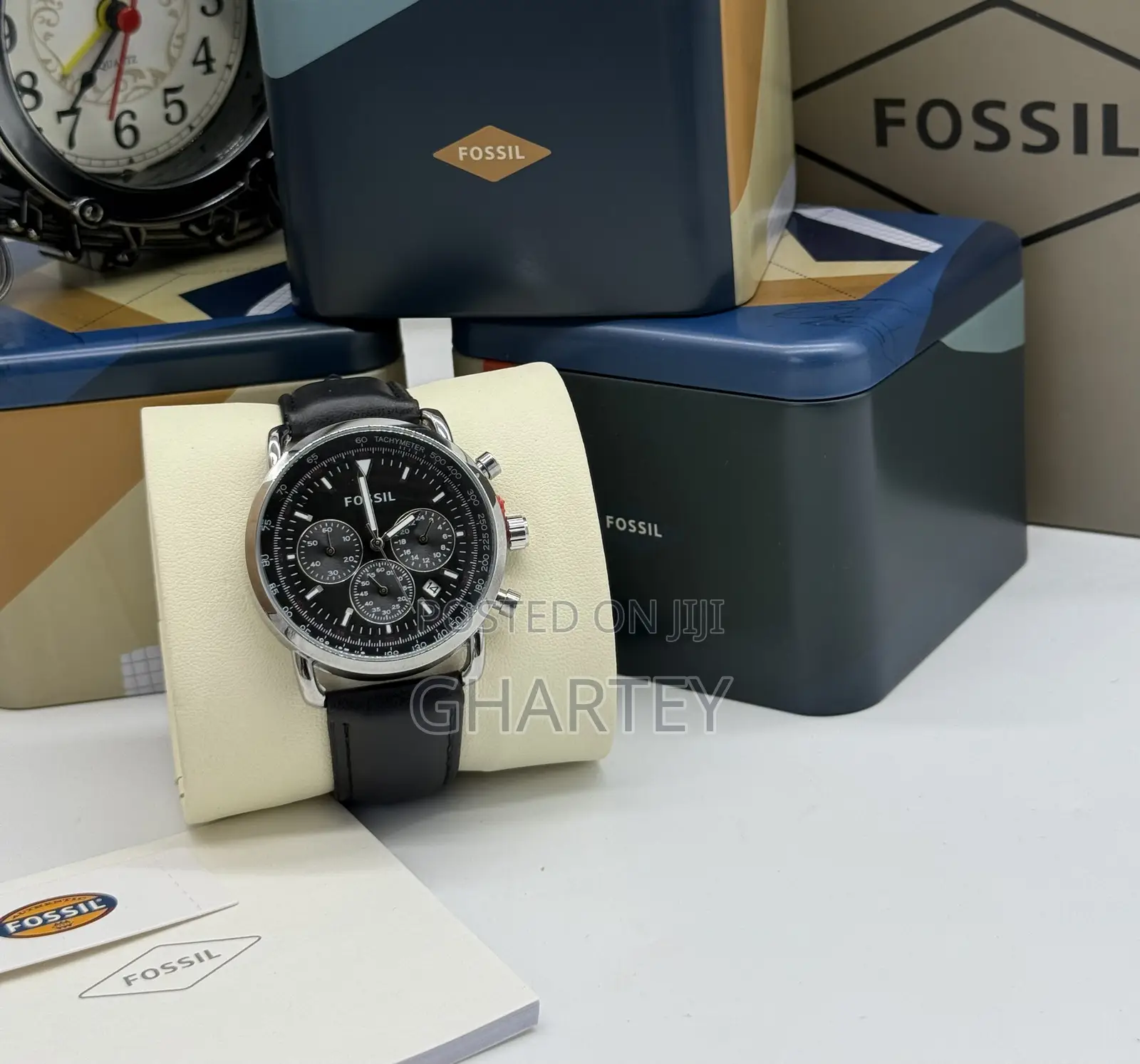 Simple Fashion and Business Leather Men’S Fossil Watch