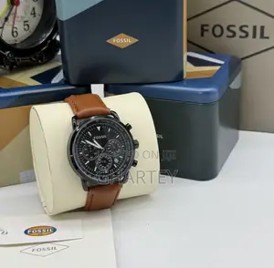 Simple Fashion and Business Leather Men’S Fossil Watch