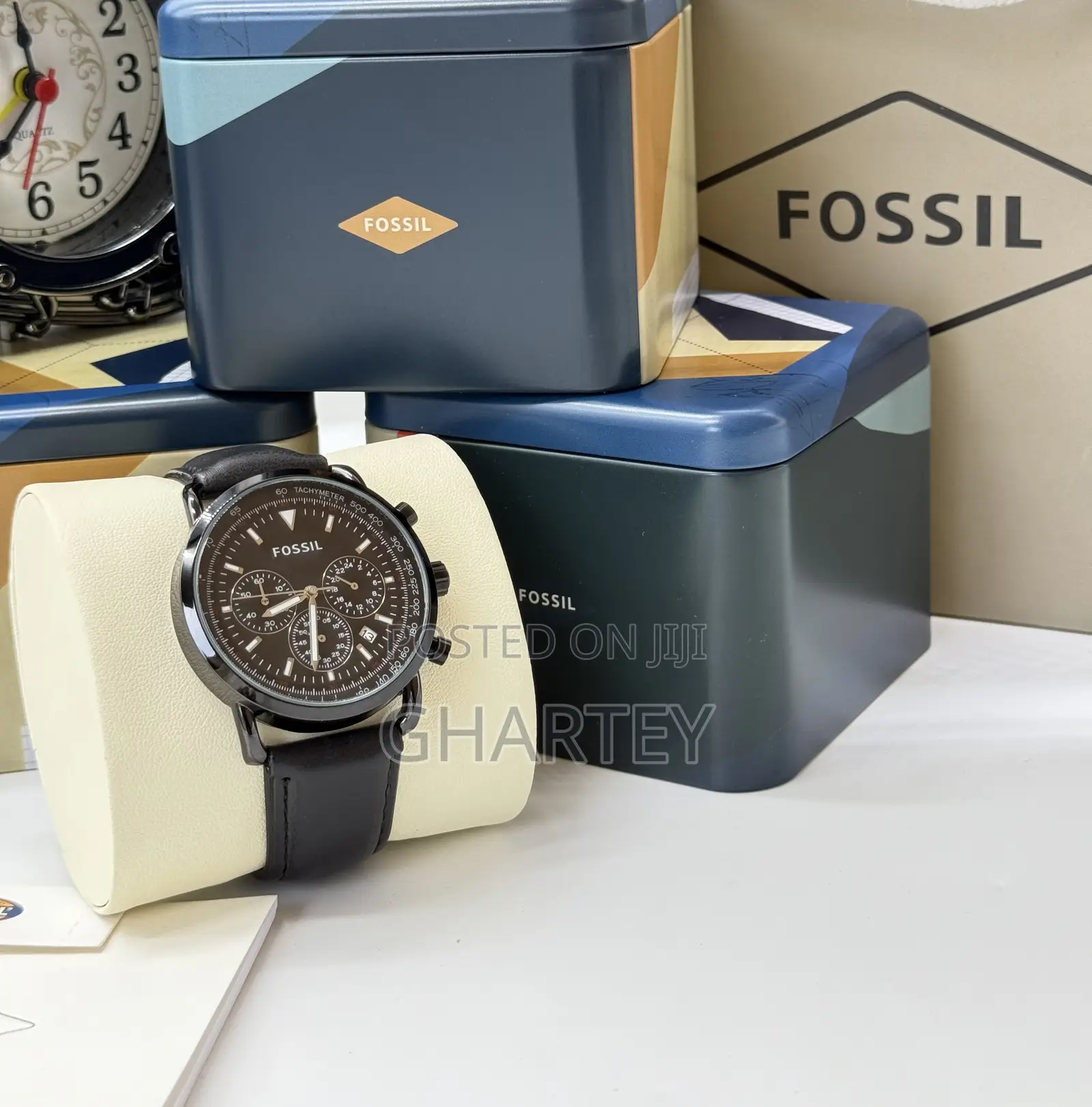 Simple Fashion and Business Leather Men’S Fossil Watch