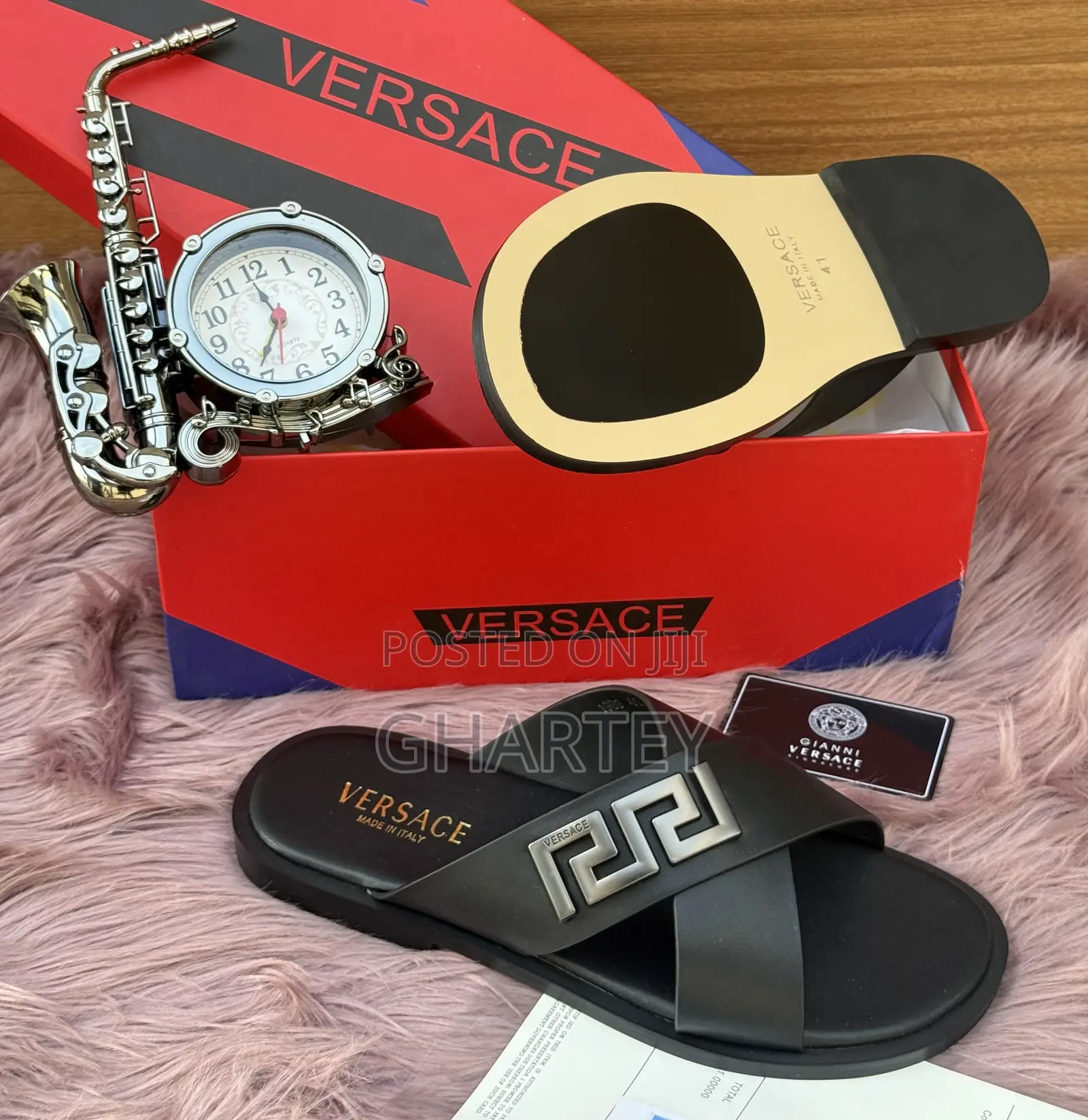 Designer Men’S Quality Versace Slippers