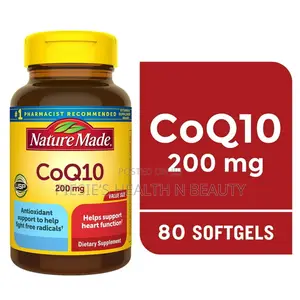 Nature Made Coq10 200mg, 80 Softgels