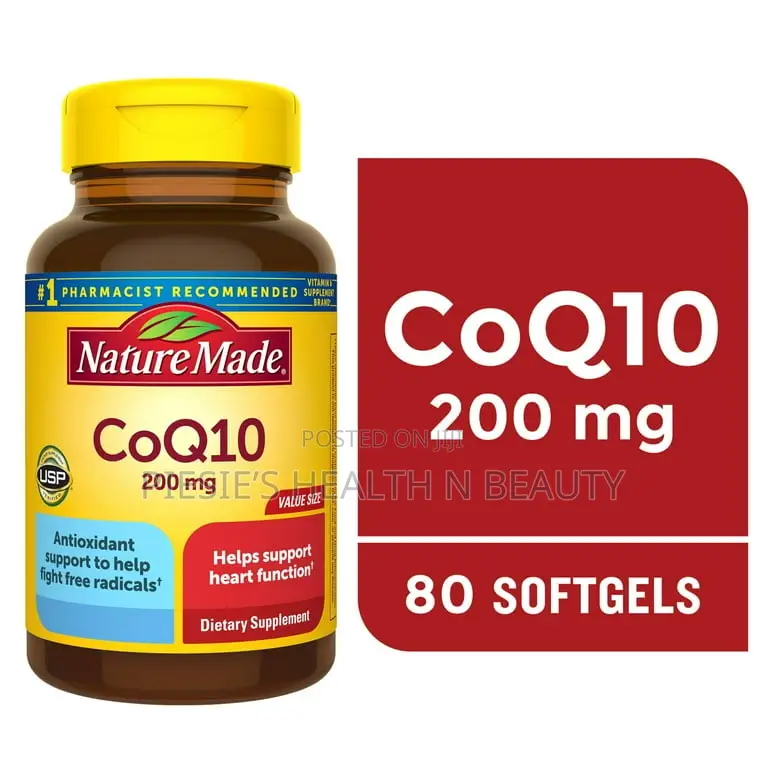 Nature Made Coq10 200mg, 80 Softgels