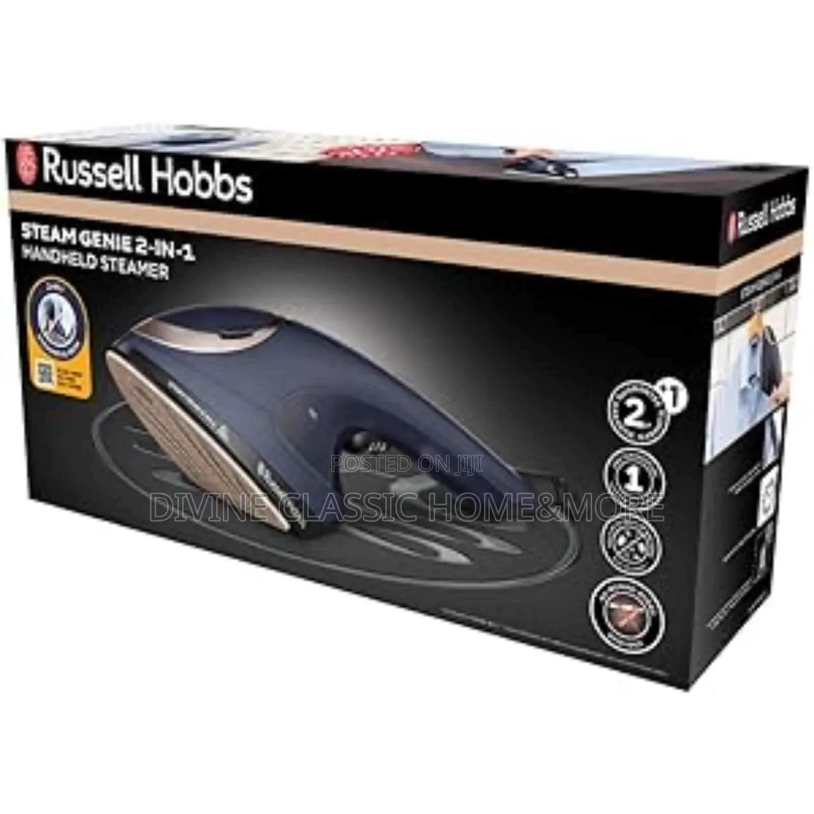 2in1 Russell Hobbs Handheld Clothes Steamer / Iron