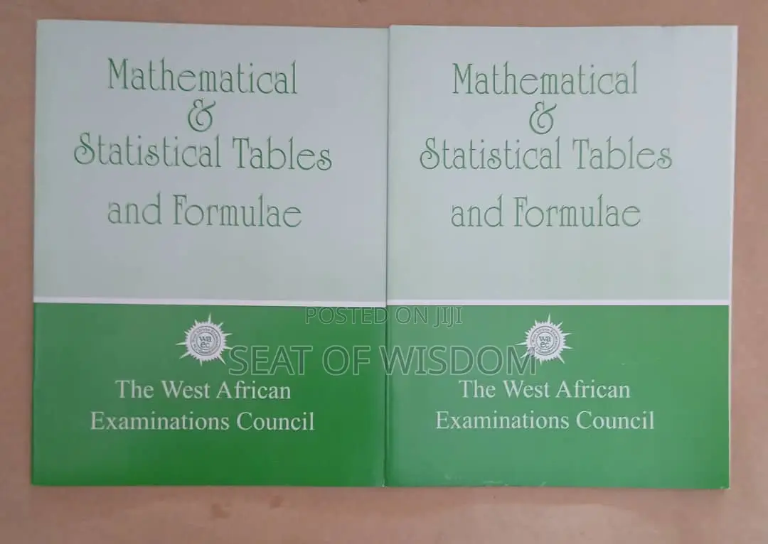 Mathematical Statistical Tables and Formulae